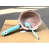 Bộ nồi chảo chống dính baby TETSU PLUS Nhật 16cm- Màu xanh