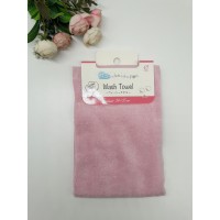 Khăn mặt mềm mịn 100% cotton (màu hồng)