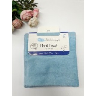 Set 2 khăn mặt mềm mịn cho bé 100% cotton (màu xanh)