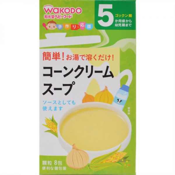 Bột soup bắp sữa Wakado 5m+