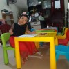 Bộ bàn ghế trẻ em mầm non  lắp ghép 1 bàn 4 ghế