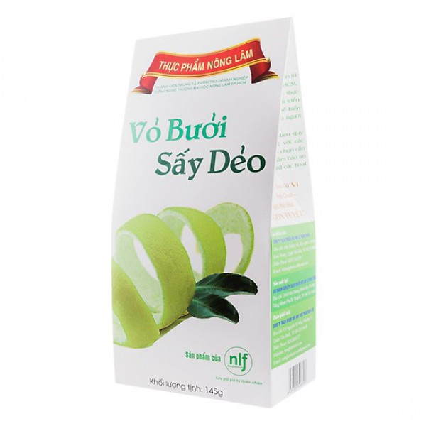 Vỏ bưởi sấy dẻo Nông Lâm - 145g