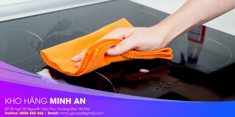 Set 10 khăn lau nhà bếp siêu thấm hút giúp vệ sinh bếp từ hiệu quả
